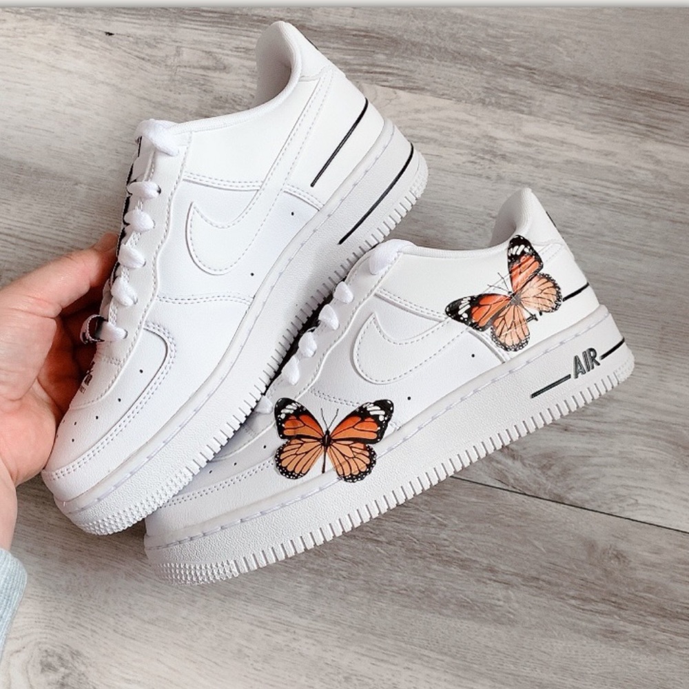 NIKE AIR FORCE 1 low butterfly custom - Picture 13 of 13